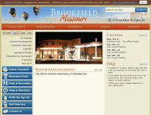 Tablet Screenshot of brookfieldcity.com